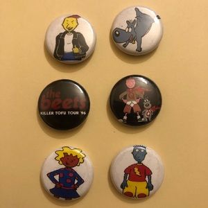 Doug Badge Button Pins 1 inch (set of 6)
